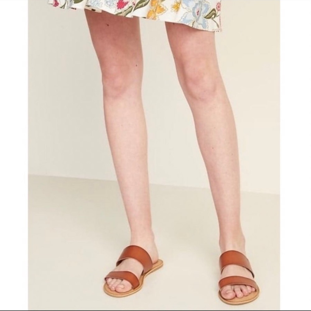 Old Navy Double Strap Women's Tan Sandals size 8